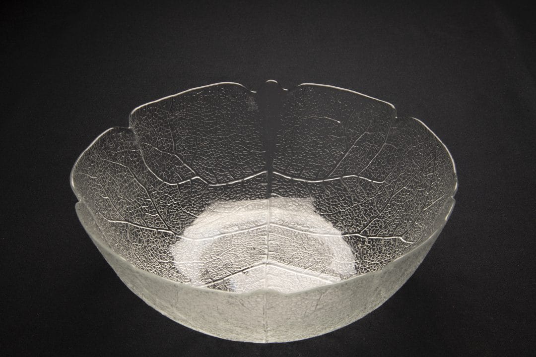 Medium glass Salad Bowl 10 3/4"
