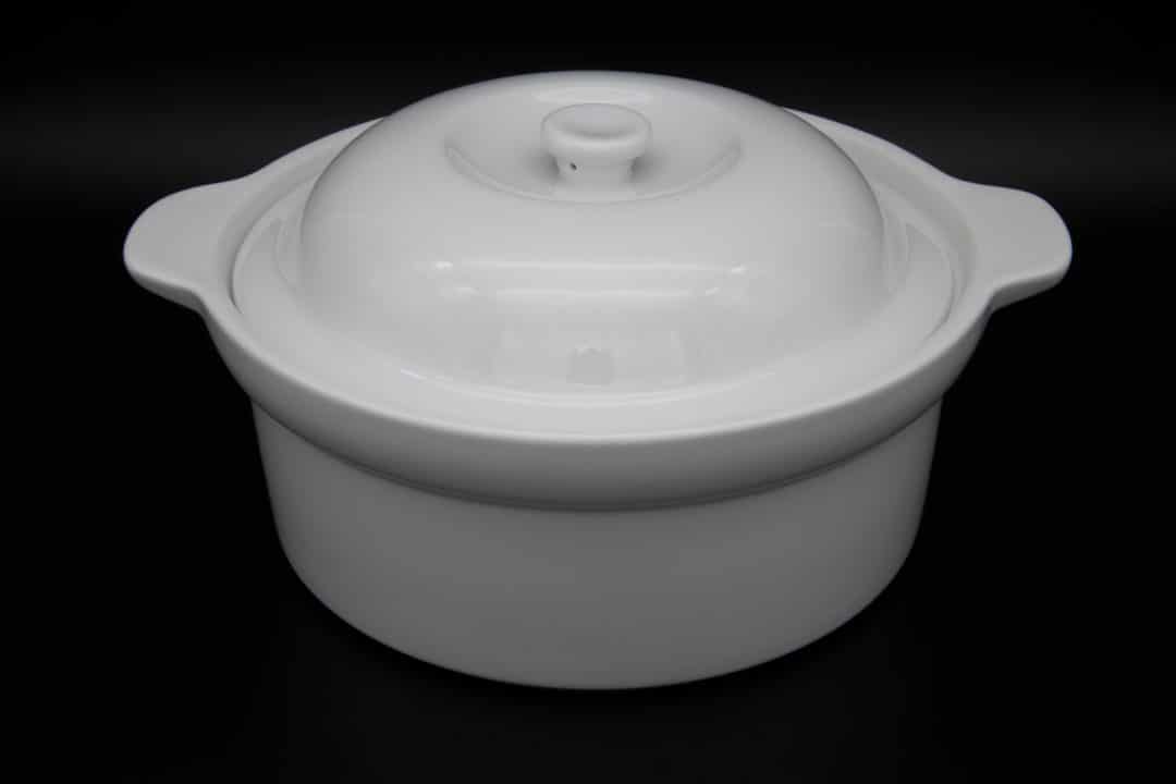 Oblong White china serving dish - Catering equipment hire