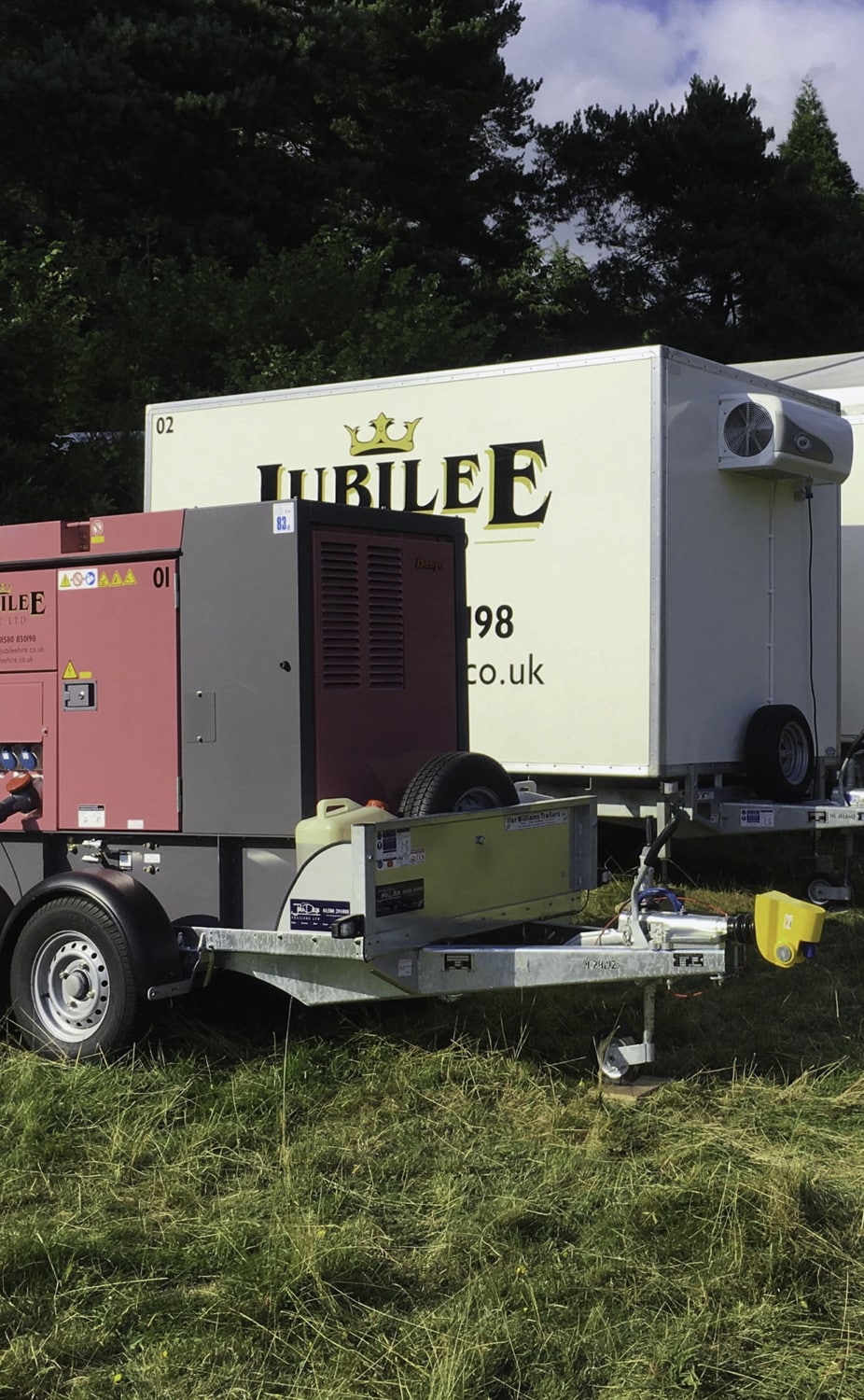 full fleet or trailers.. generator and two refrigerated units